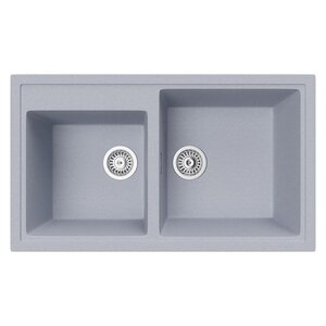 Изображение товара Кухонная мойка TopZero Demi 860.500.20-49 Titan 86 х 50 см, титан