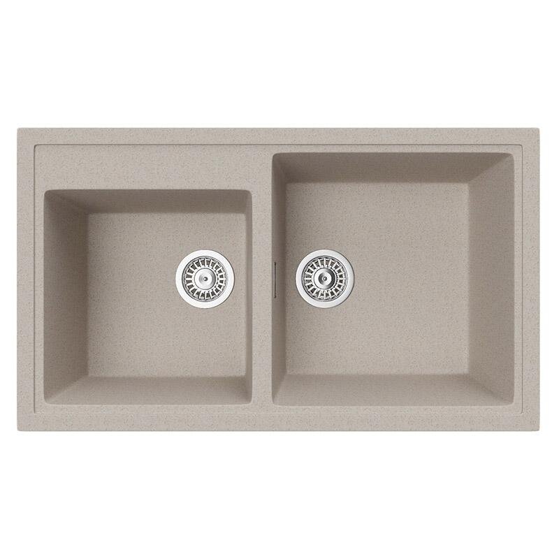 Изображение товара Кухонная мойка TopZero Demi Beach 86х50 см коричневая искусственный гранит