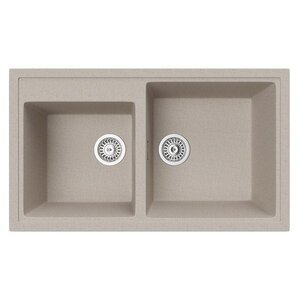 Изображение товара Кухонная мойка TopZero Demi Beach 86х50 см коричневая искусственный гранит