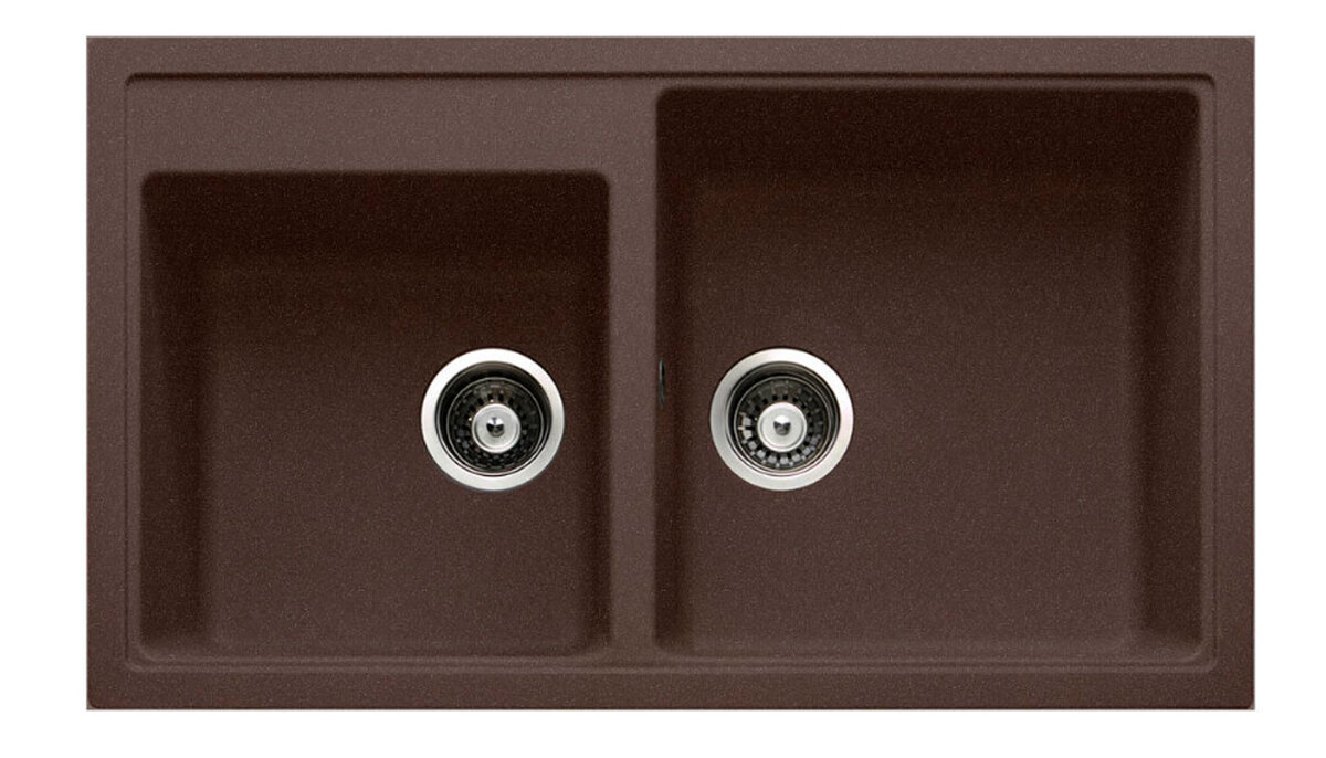 Изображение товара Кухонная мойка TopZero Demi Chocolate 86х50 см искусственный гранит