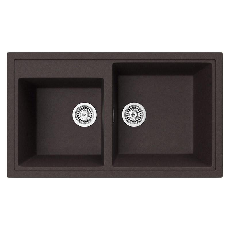 Изображение товара Кухонная мойка TopZero Demi Chocolate 86х50 см искусственный гранит