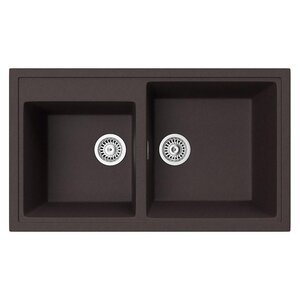 Изображение товара Кухонная мойка TopZero Demi 860.500.20-93 Chocolate 86 х 50 см, гранит