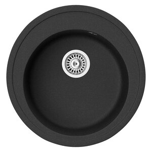 Изображение товара Кухонная мойка TopZero Eva 510-10 Cosmos D51 см, черная
