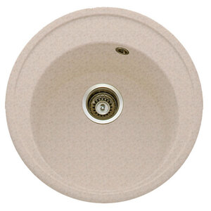Изображение товара Кухонная мойка TopZero Eva Ground D51 см бежевая искусственный гранит Турция