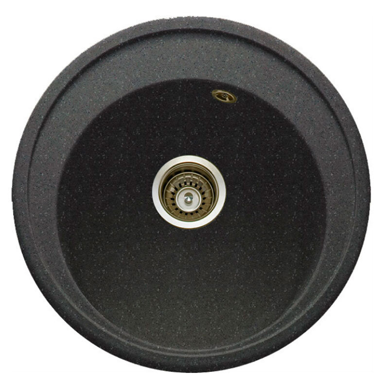 Изображение товара Кухонная мойка TopZero Eva Galaxy D51 см из искусственного гранита коричневая