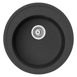 Изображение товара Кухонная мойка TopZero Eva 510-40 Galaxy D51 см, графит