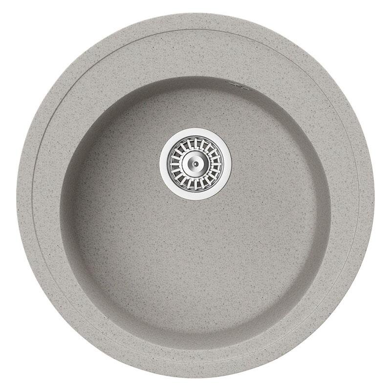 Изображение товара Мойка кухонная TopZero Eva 510-47 Smoke — серый искусственный камень 51 см