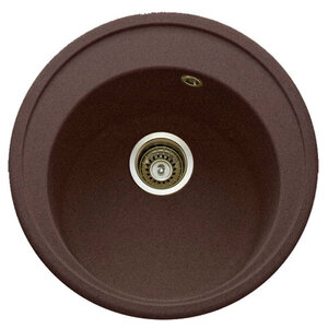 Изображение товара Кухонная мойка TopZero Eva Chocolate D51 см из искусственного гранита