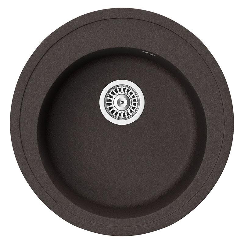 Изображение товара Кухонная мойка TopZero Eva Chocolate D51 см из искусственного гранита