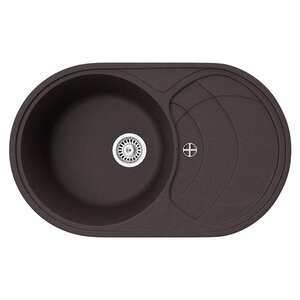 Изображение товара Кухонная мойка TopZero Alla 780.500-93 Chocolate 78 х 50 см, шоколадный