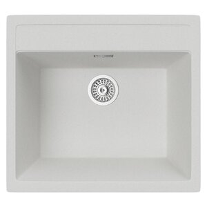 Изображение товара Кухонная мойка TopZero Georgia 560.510-07 Ice 56 х 51 см, белая