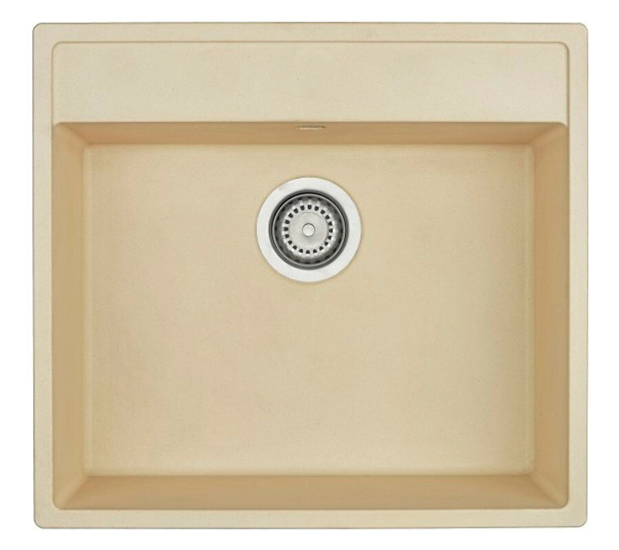 Изображение товара Кухонная мойка из искусственного гранита TopZero Georgia Jasmine 56х51 см бежевый