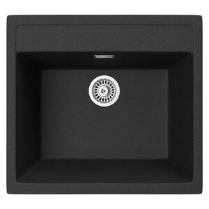 Изображение товара Кухонная мойка TopZero Georgia 560.510-10 Cosmos 56 х 51 см, черная