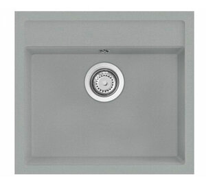 Изображение товара Кухонная мойка TopZero Georgia Titan 56х51 см из искусственного гранита серого цвета