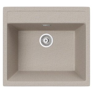 Изображение товара Кухонная мойка TopZero Georgia Beach 56х51 см коричневая из искусственного гранита