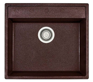 Изображение товара Кухонная мойка TopZero Georgia Georgia 560.510-93 Chocolate 56х51 см искусственный гранит