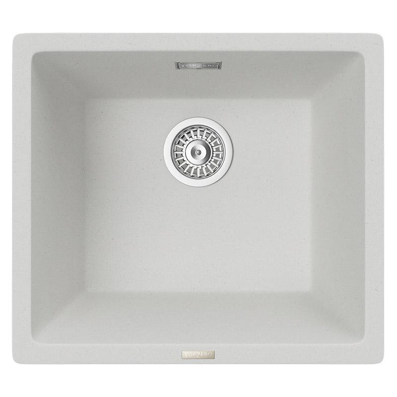 Изображение товара Кухонная мойка TopZero Gisele Ice 45х40 см из искусственного гранита