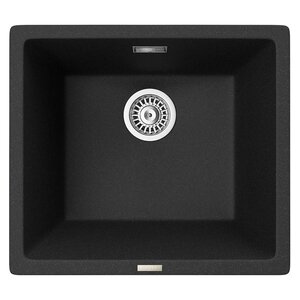 Изображение товара Кухонная мойка TopZero Gisele 457.406-10 Cosmos 45 х 40 см, черная