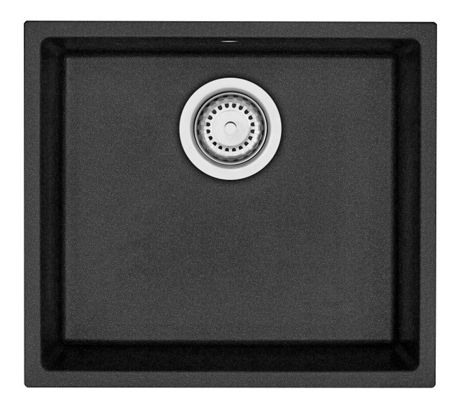 Изображение товара Кухонная мойка TopZero Gisele 45х40 см из искусственного гранита цвет графит