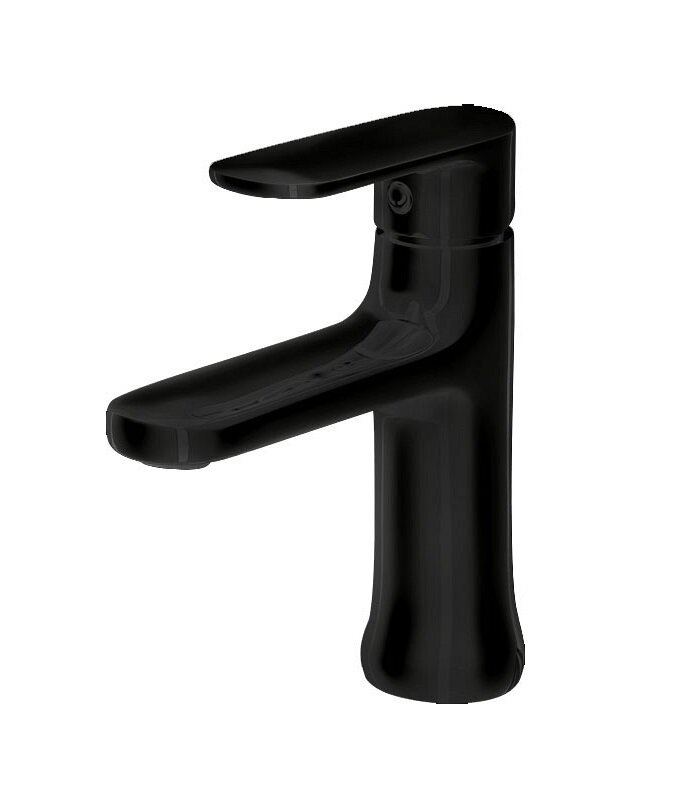 Изображение товара Смеситель Bravat Opal Black F1125183BM-RUS для раковины, черный