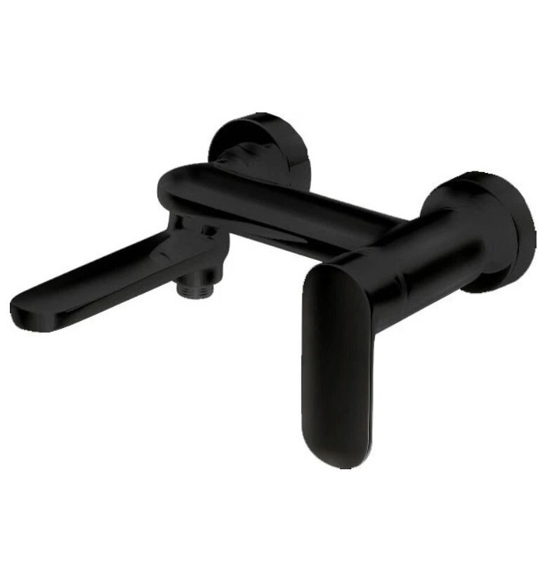 Изображение товара Смеситель Bravat Opal F6125183BM-01-RUS Black для ванны и душа, черный Изображение товара Смеситель Bravat Opal F6125183BM-01-RUS Black для ванны и душа, черный