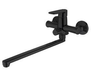 Изображение товара Смеситель Bravat Opal F6125183BM-02L-RUS Black для ванны и душа, черный Изображение товара Смеситель Bravat Opal F6125183BM-02L-RUS Black для ванны и душа, черный