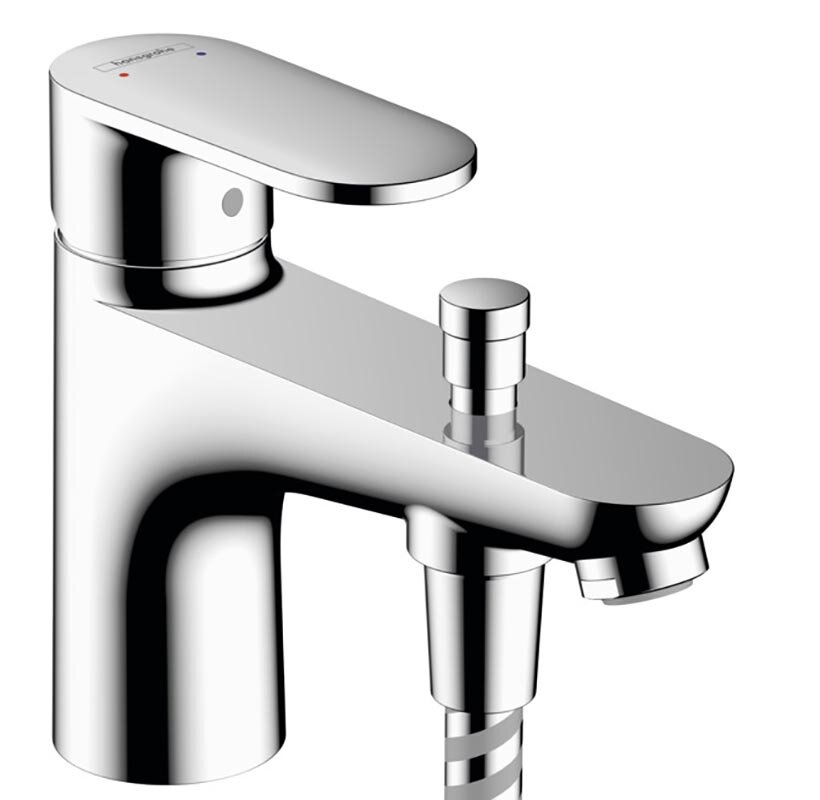 Изображение товара Смеситель для ванны и душа Hansgrohe Vernis Blend 71444000 хром монтаж на борт ванной