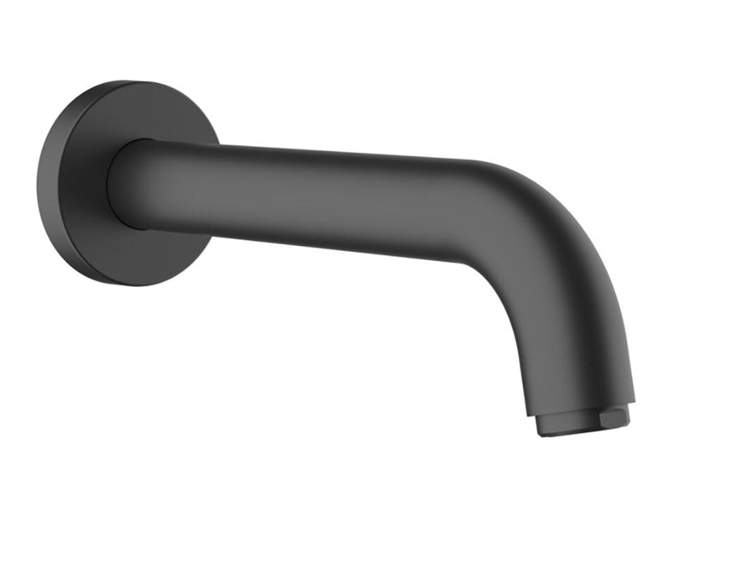 Изображение товара Излив для ванны Hansgrohe Vernis Blend матовый черный 71420670, настенный монтаж
