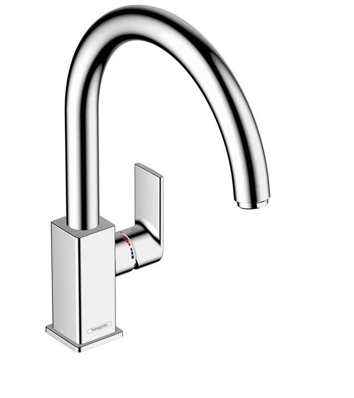 Изображение товара Смеситель для кухонной мойки Hansgrohe Vernis Shape, 71871000, хром