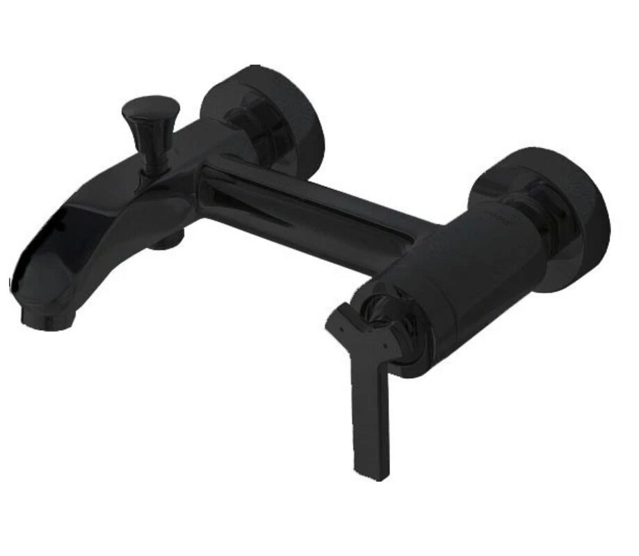 Изображение товара Смеситель Bravat Waterfall Black F673107BM-01 Изображение товара Смеситель Bravat Waterfall Black F673107BM-01