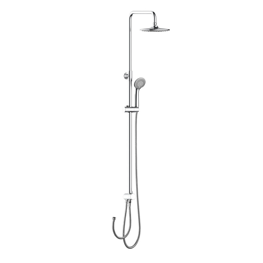 Изображение товара Душевой гарнитур Milardo Shower Set 3703F24M76 с верхним и ручным душем, хром
