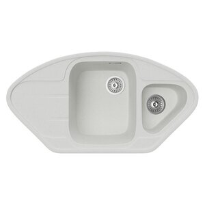 Изображение товара Кухонная мойка TopZero Angelina Ice 96х51 см, белая