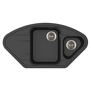 Изображение товара Кухонная мойка TopZero Angelina 960.510.15-10 Cosmos 96 х 51 см, черная