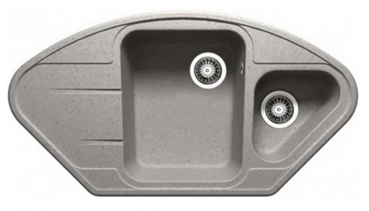 Изображение товара Кухонная мойка TopZero Angelina 960.510.15-47 Smoke 96х51 см