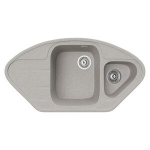Изображение товара Кухонная мойка TopZero Angelina 960.510.15-47 Smoke 96 х 51 см, серая