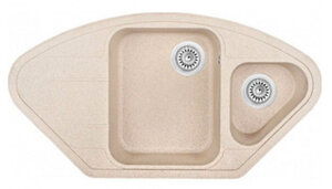 Изображение товара Кухонная мойка TopZero Angelina Beach 96х51 см коричневая из искусственного гранита