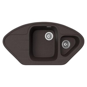 Изображение товара Кухонная мойка TopZero Angelina Chocolate 96х51 см из искусственного гранита