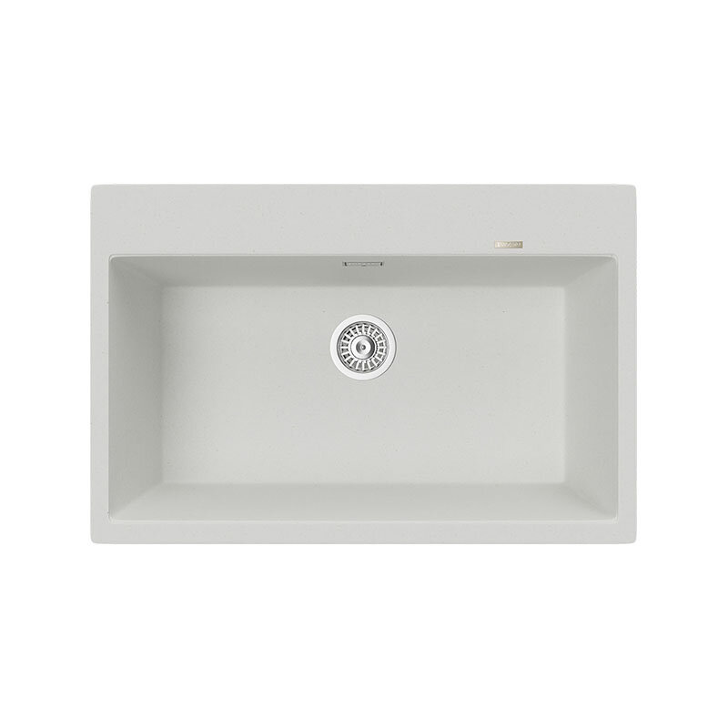 Изображение товара Кухонная мойка TopZero Gretta Ice 78х51 см композитная с разделителями