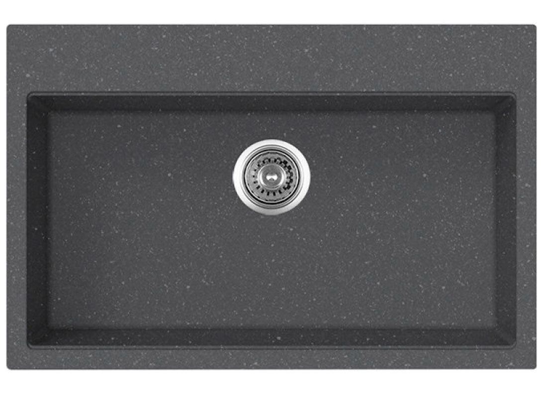 Изображение товара Кухонная мойка TopZero Angelina Galaxy 78х51 см серый искусственный гранит