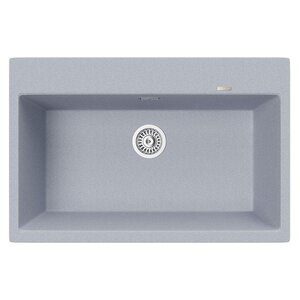 Изображение товара Кухонная мойка TopZero Angelina Titan 78х51 см, цвет: титан, Gretta 780.510-49