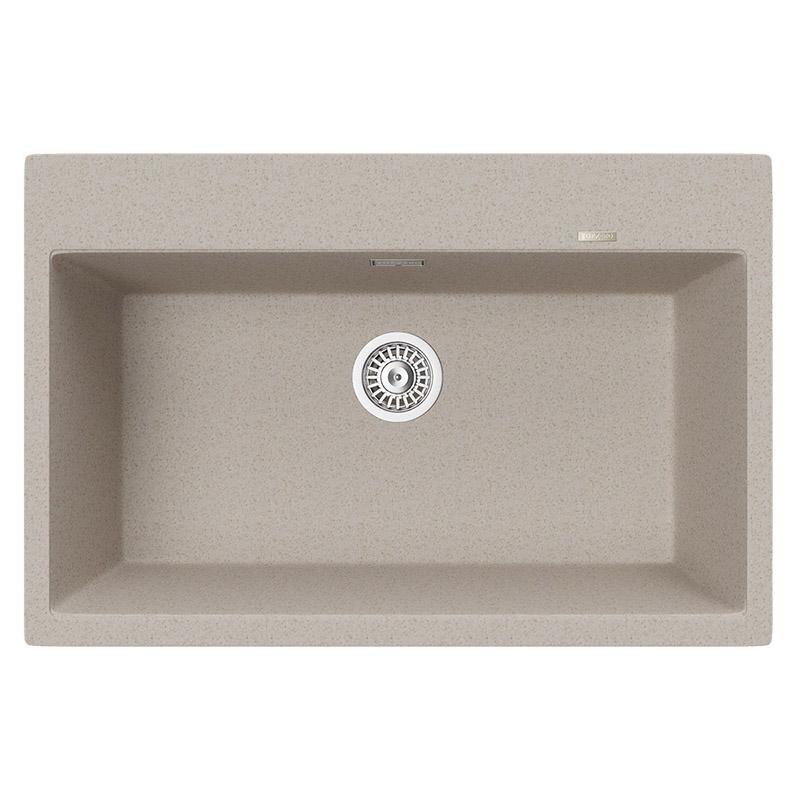 Изображение товара Кухонная мойка TopZero Angelina Beach 78х51 см коричневая искусственный гранит