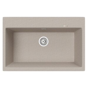 Изображение товара Кухонная мойка TopZero Angelina Beach 78х51 см коричневая искусственный гранит