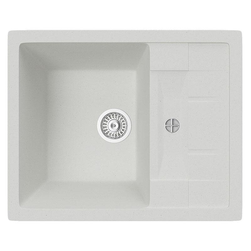 Изображение товара Кухонная мойка TopZero Scarlett 615.500-07 Ice 61 х 50 см, белая
