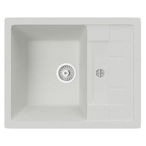 Изображение товара Кухонная мойка TopZero Scarlett 615.500-07 Ice 61 х 50 см, белая