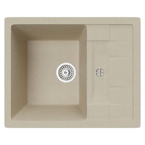 Изображение товара Кухонная мойка TopZero Scarlett Jasmine 61х50 см песочная искусственный гранит