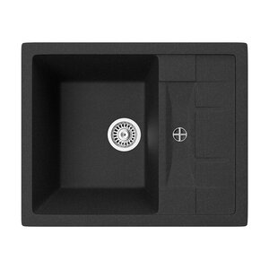Изображение товара Кухонная мойка TopZero Scarlett 615.500-10 Cosmos 61 х 50 см, черная