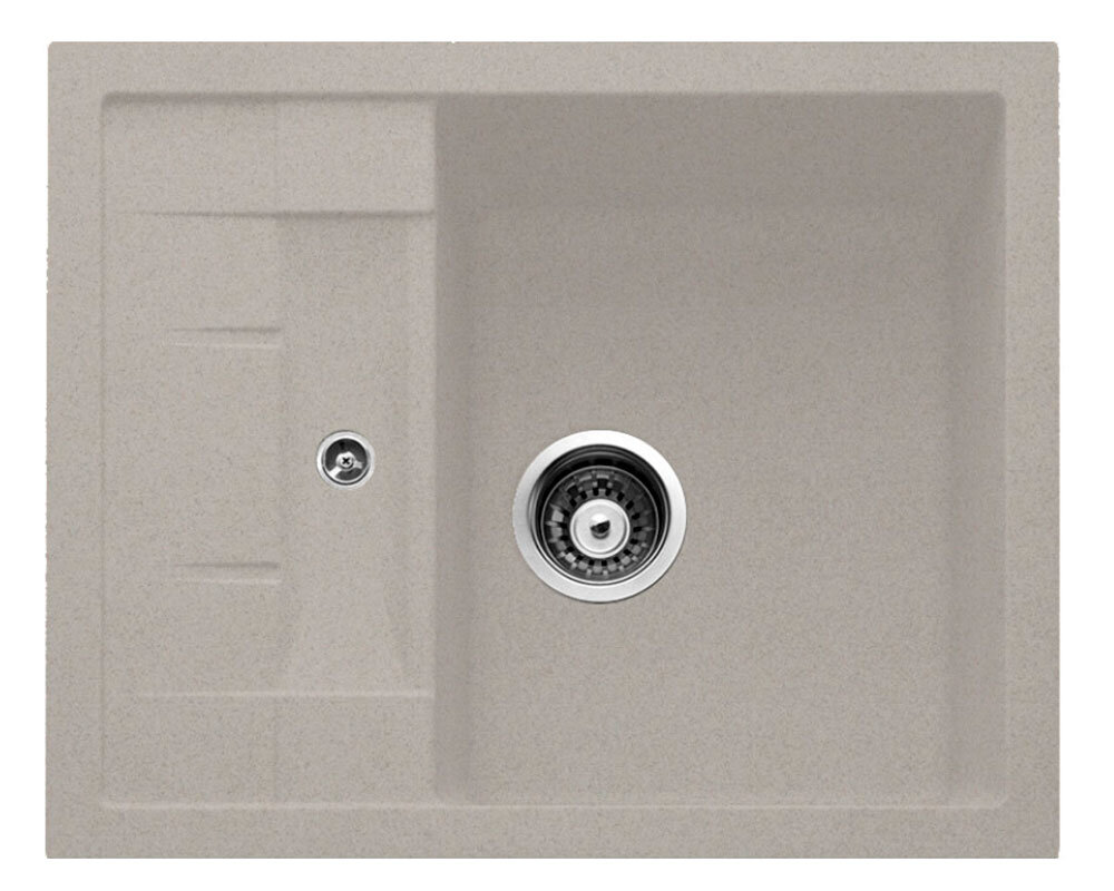 Изображение товара Кухонная мойка TopZero Scarlett Smoke 61х50 см искусственный гранит серый