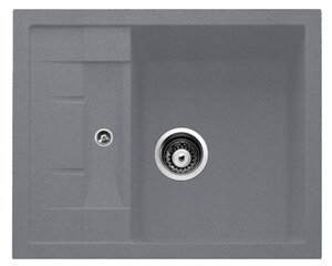 Изображение товара Кухонная мойка TopZero Scarlett Scarlett 615.500-49 Titan 61х50 см, цвет: титан