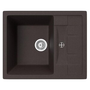 Изображение товара Кухонная мойка TopZero Scarlett 615.500-93 Chocolate 61 х 50 см, шоколадный