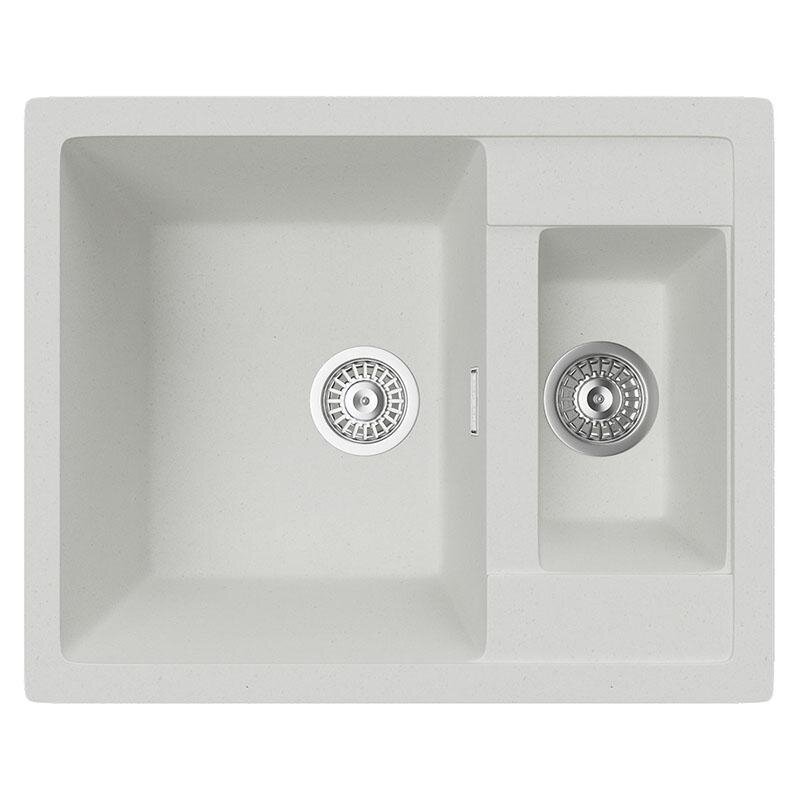 Изображение товара Кухонная мойка TopZero Madonna 615.500.15-07 Ice 61 х 50 см, белая